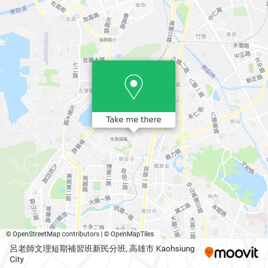 呂老師文理短期補習班新民分班 map