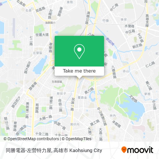 同勝電器-左營特力屋 map