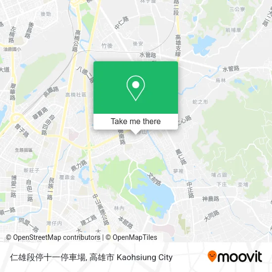 仁雄段停十一停車場 map