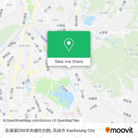 喜涮涮288羊肉爐吃到飽 map