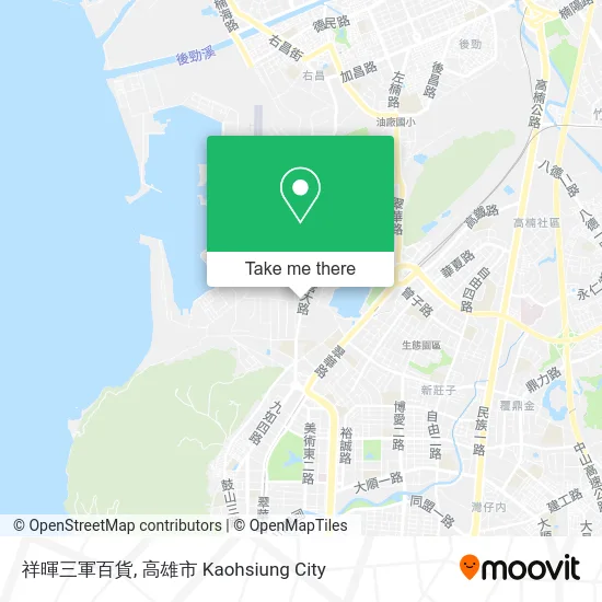 祥暉三軍百貨 map