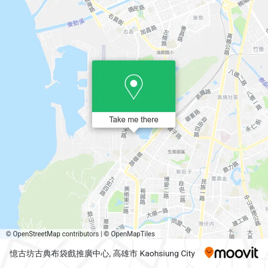 憶古坊古典布袋戲推廣中心地圖