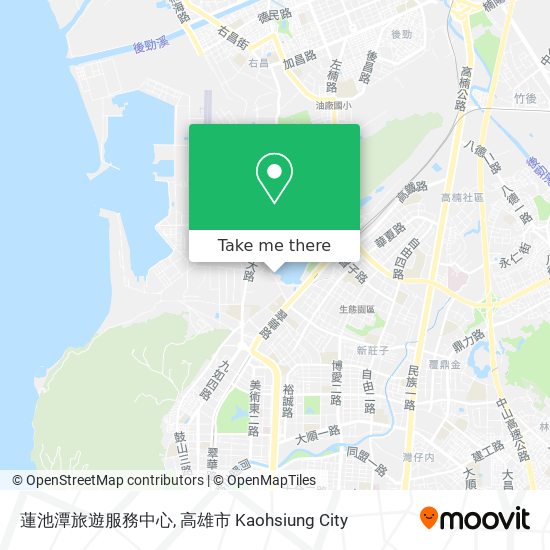 蓮池潭旅遊服務中心 map