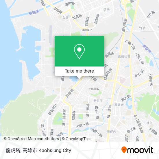 龍虎塔 map