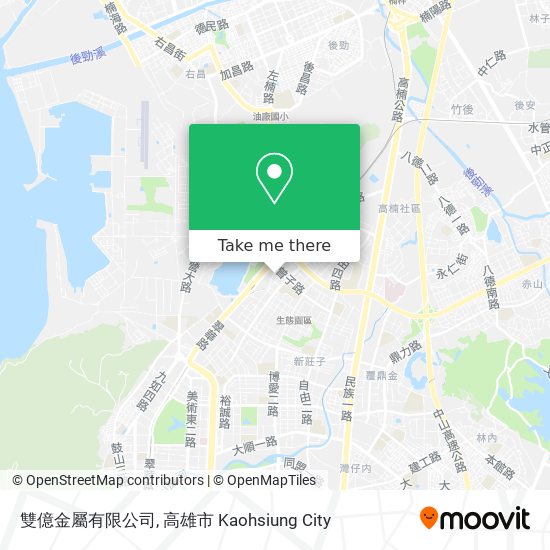 雙億金屬有限公司地圖