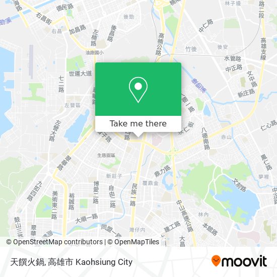 天饌火鍋 map