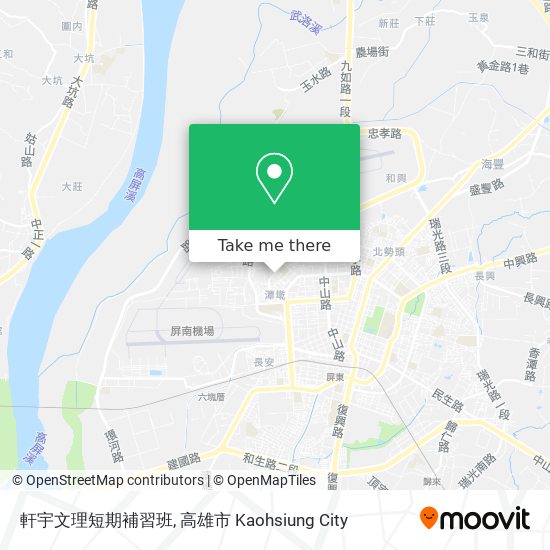 軒宇文理短期補習班 map