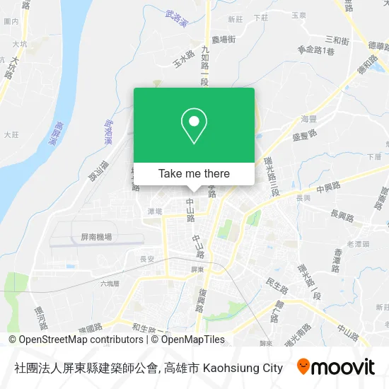 社團法人屏東縣建築師公會 map