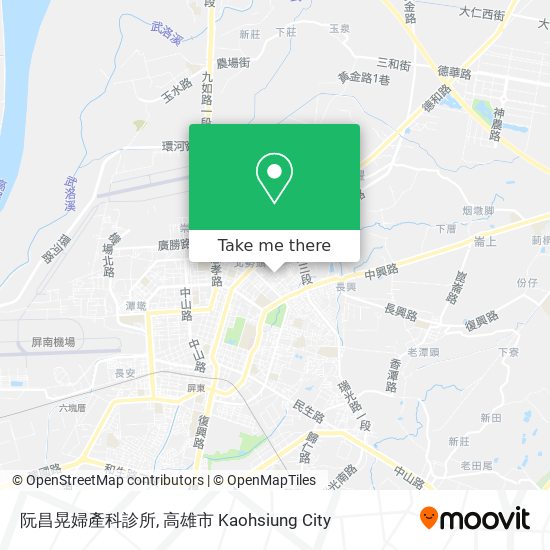 阮昌晃婦產科診所 map