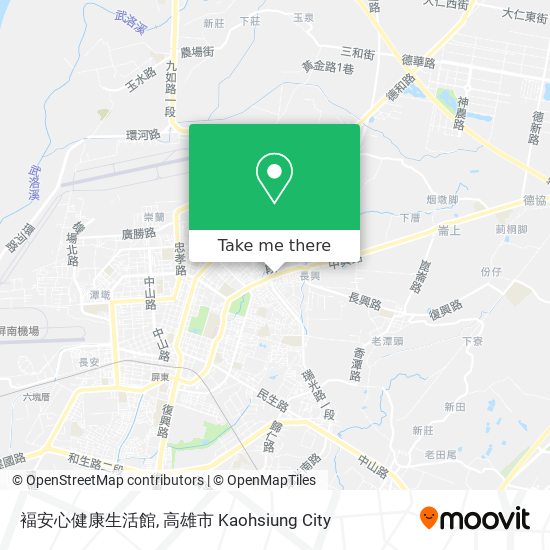 褔安心健康生活館 map