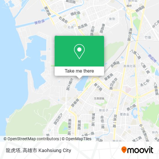 龍虎塔 map