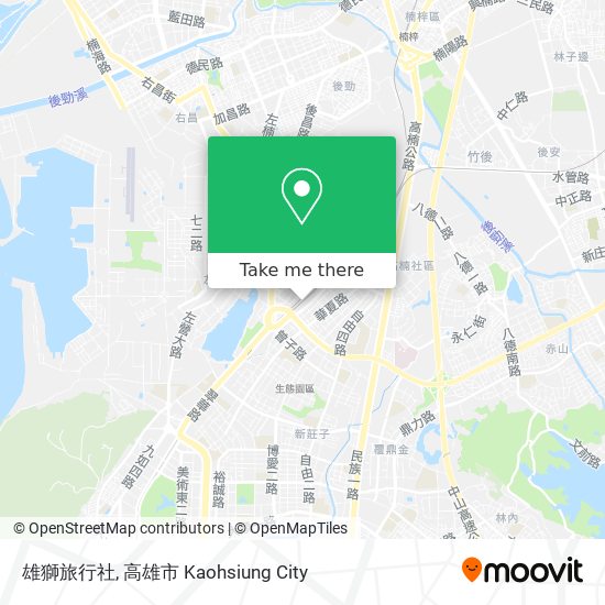 雄獅旅行社地圖