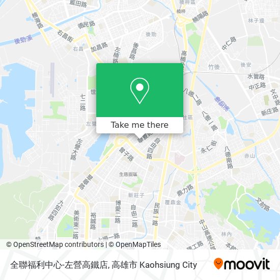 全聯福利中心-左營高鐵店 map