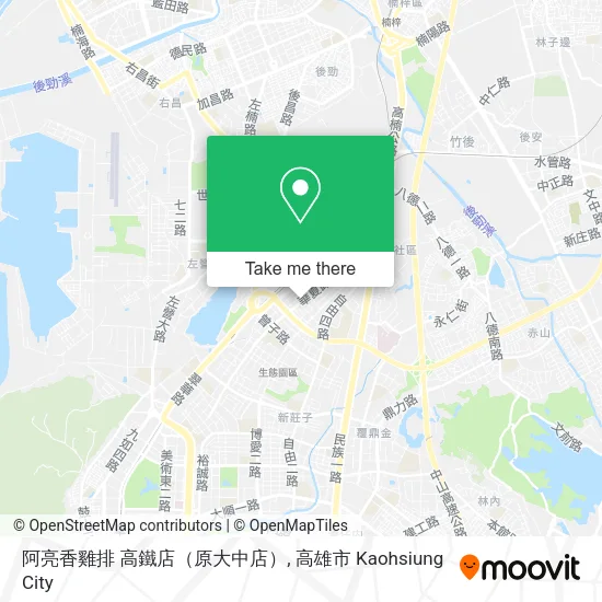 阿亮香雞排 高鐵店（原大中店）地圖
