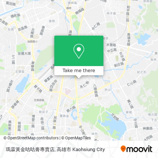 瑪霖黃金咕咕膏專賣店 map