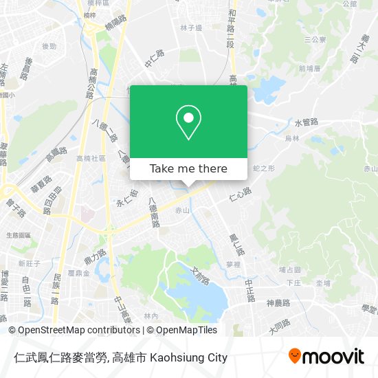 仁武鳳仁路麥當勞地圖