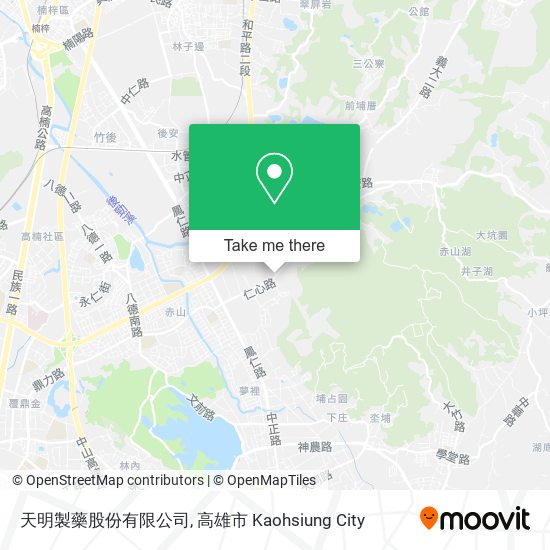 天明製藥股份有限公司地圖