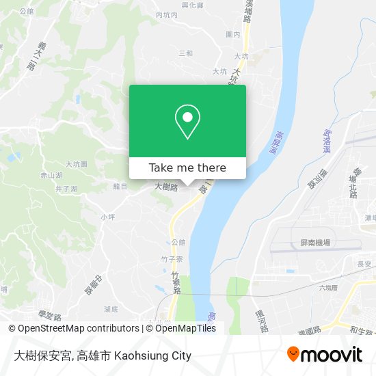 大樹保安宮地圖