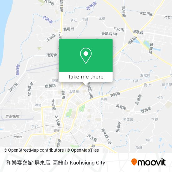 和樂宴會館-屏東店 map