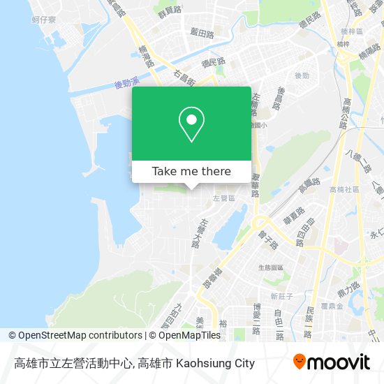 高雄市立左營活動中心 map