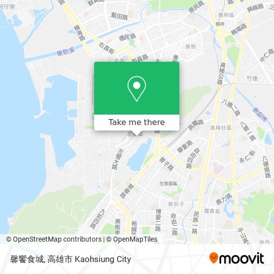 馨饗食城 map