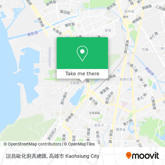 誼昌歐化廚具總匯地圖