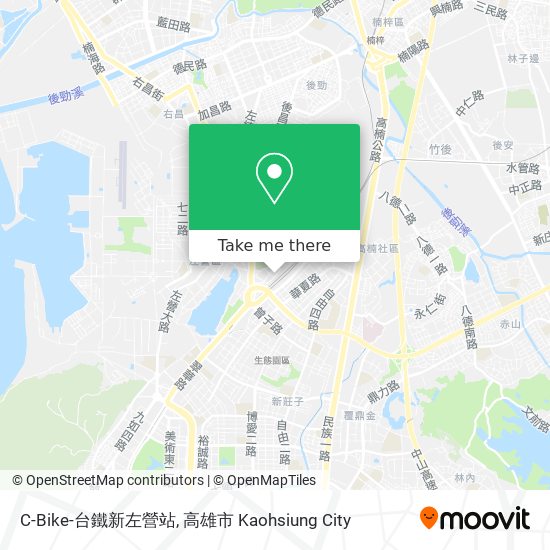 C-Bike-台鐵新左營站 map