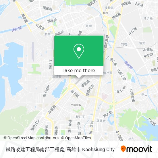 鐵路改建工程局南部工程處 map