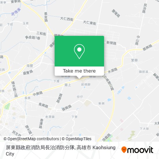 屏東縣政府消防局長治消防分隊 map