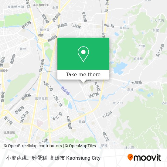 小虎跳跳。雞蛋糕 map