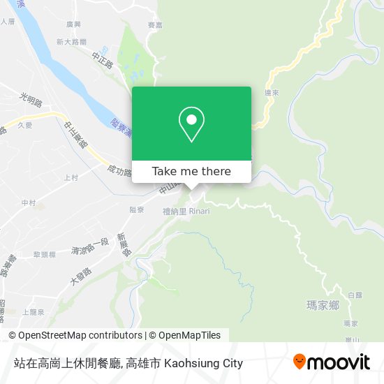 站在高崗上休閒餐廳地圖