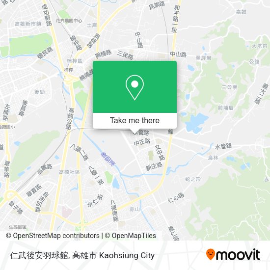 仁武後安羽球館 map