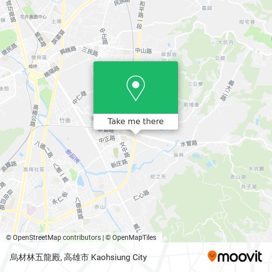 烏材林五龍殿 map