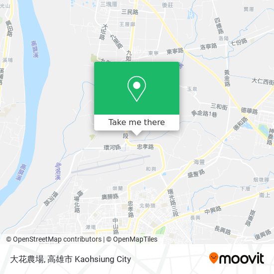 大花農場 map