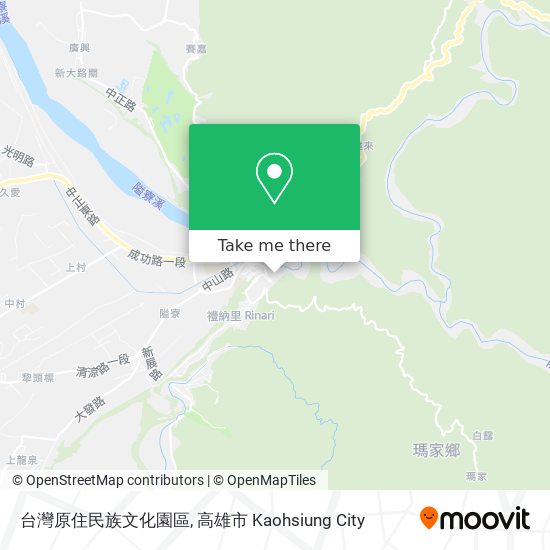 台灣原住民族文化園區地圖