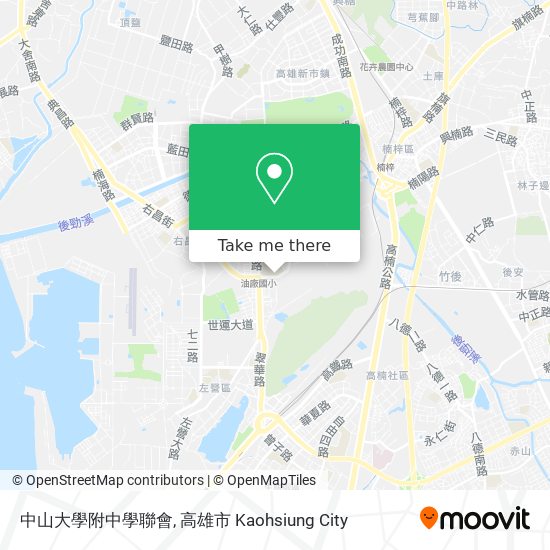 中山大學附中學聯會 map