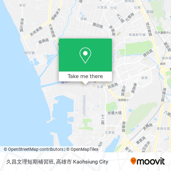 久昌文理短期補習班 map
