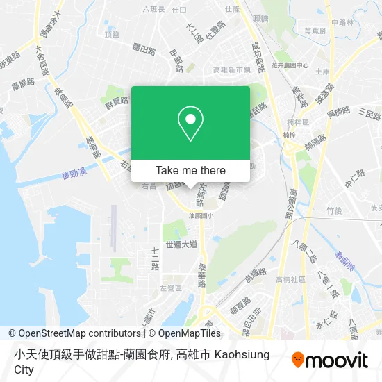 小天使頂級手做甜點-蘭園食府 map
