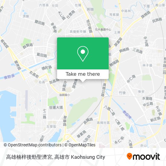 高雄楠梓後勁聖濟宮 map