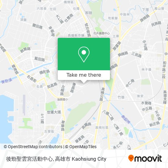後勁聖雲宮活動中心 map