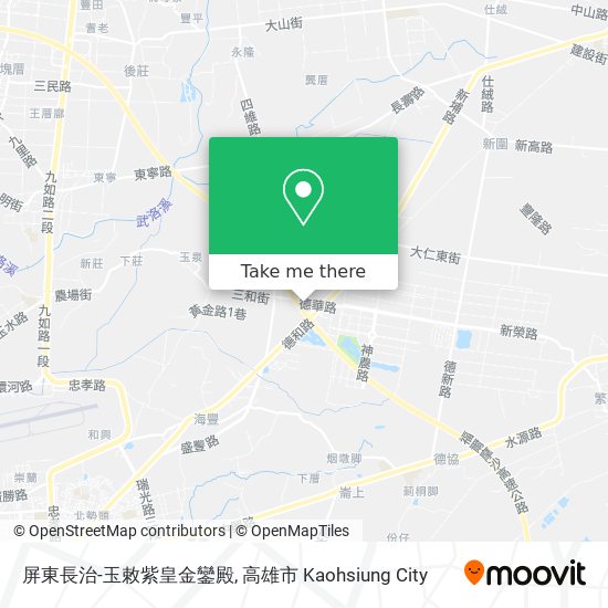 屏東長治-玉敕紫皇金鑾殿地圖