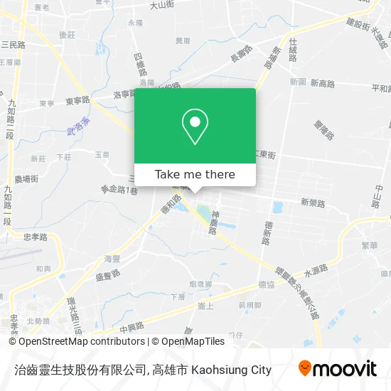治齒靈生技股份有限公司地圖