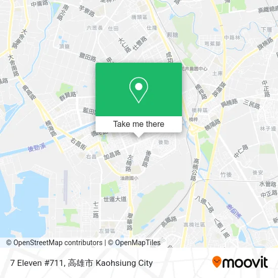 7 Eleven #711 map