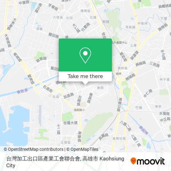 台灣加工出口區產業工會聯合會 map
