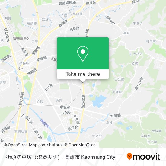 街頭洗車坊（潔堡美研）地圖