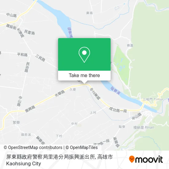屏東縣政府警察局里港分局振興派出所地圖