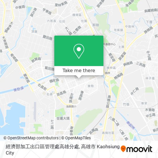 經濟部加工出口區管理處高雄分處地圖