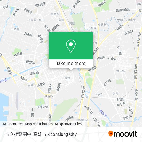 市立後勁國中 map