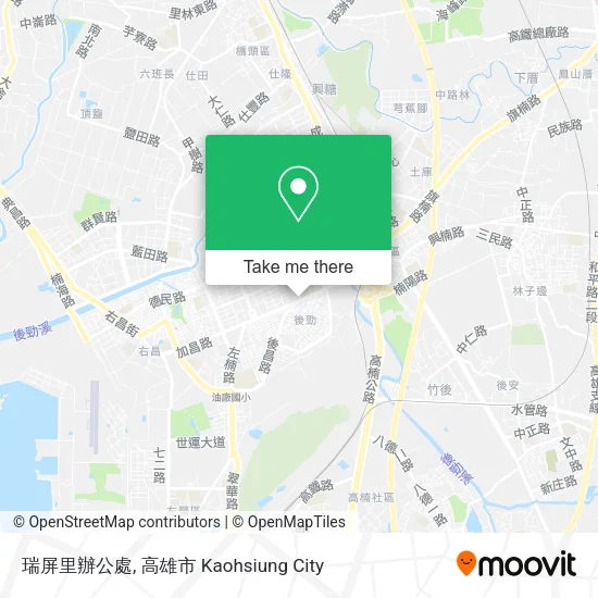 瑞屏里辦公處 map
