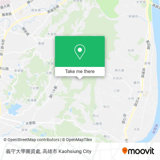 義守大學圖資處 map